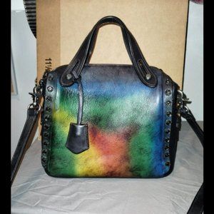 Genuine Leather Satchel for Women Handmade Vintage Crossbody Bag Shoulder Purse